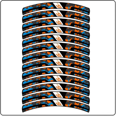 Αυτοκόλλητα ορεινής ομάδας τροχών, αυτοκόλλητα ομάδας τροχών ποδηλάτου, Διακόσμηση πλήμνης τροχών, αδιάβροχο και αντηλιακό