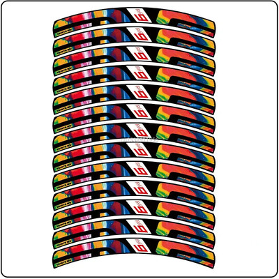 Αυτοκόλλητα ορεινής ομάδας τροχών, αυτοκόλλητα ομάδας τροχών ποδηλάτου, Διακόσμηση πλήμνης τροχών, αδιάβροχο και αντηλιακό