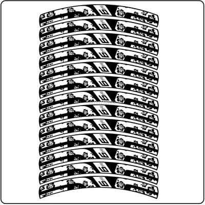 Αυτοκόλλητα ορεινής ομάδας τροχών, αυτοκόλλητα ομάδας τροχών ποδηλάτου, Διακόσμηση πλήμνης τροχών, αδιάβροχο και αντηλιακό