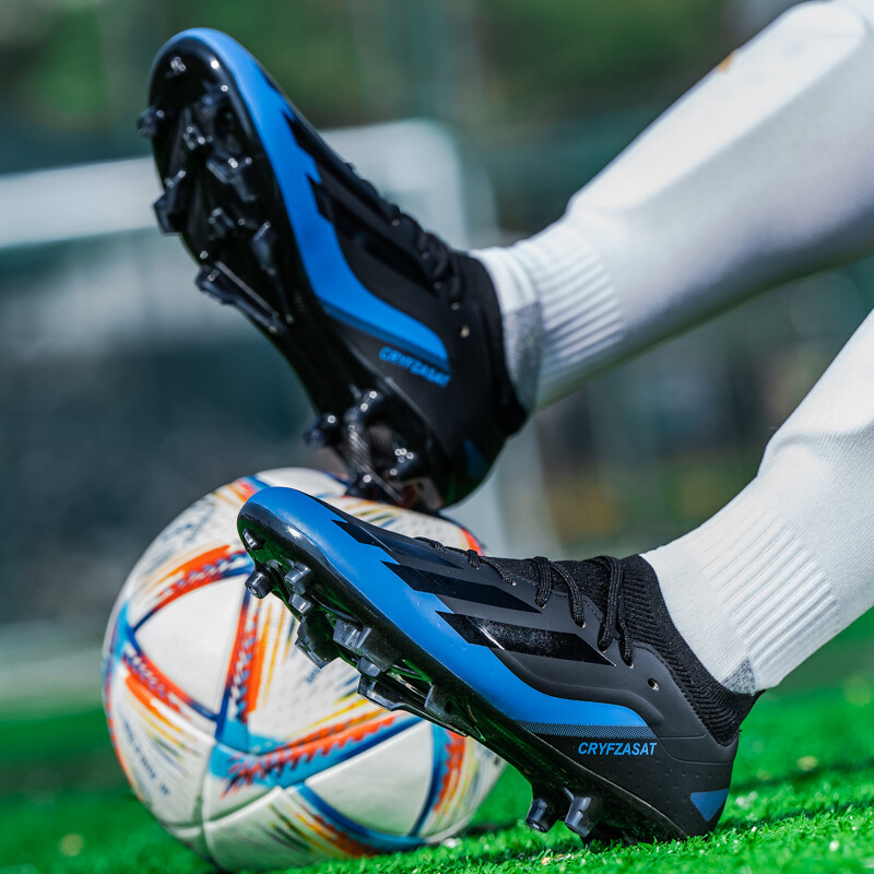 Augstas kvalitātes vīriešu futbola apavi, neslīdoši zāliena futbola apavi bērniem TF/FG treniņu futbola apavi Chuteira Campo 38-44