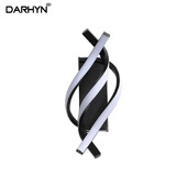 Moderna LED zidna svjetiljka LED kućni dekor Zidni svijećnjak za spavaću sobu Noćni hodnik Dnevni boravak Backgroud Crno Bijela rasvjeta Sjaj