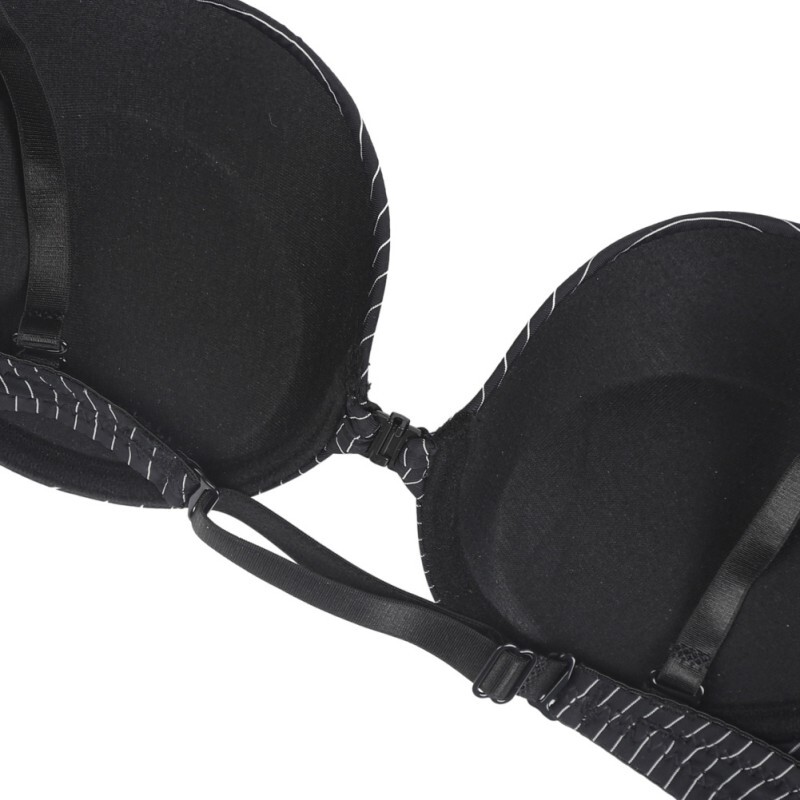 Liela izmēra barošanas krūšturis, svītrains kokvilnas krūšturis priekš Lactancia priekšpusē atvērtas pogas krūšturi grūtniecēm Grūtnieču krūšturi Grūtnieču apģērbi