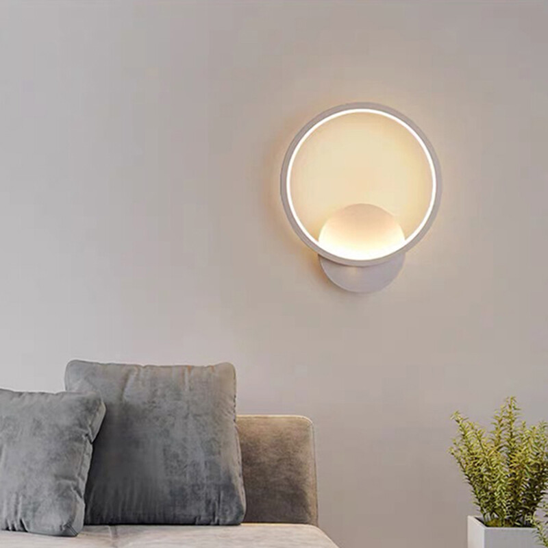 Moderna LED sienas lampa apaļa gaisma guļamistabai viesistabai gaitenī mācību restorānam ātri piegādājam iekštelpu sienas apgaismes ķermeņus
