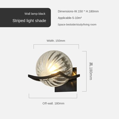 Moderna Led sienas gaisma zelta stikla lodveida sienas lampa dzīvojamā istaba vannas istaba guļamistaba pie gultas ieeja veranda iekštelpu apgaismojums dekorlampa