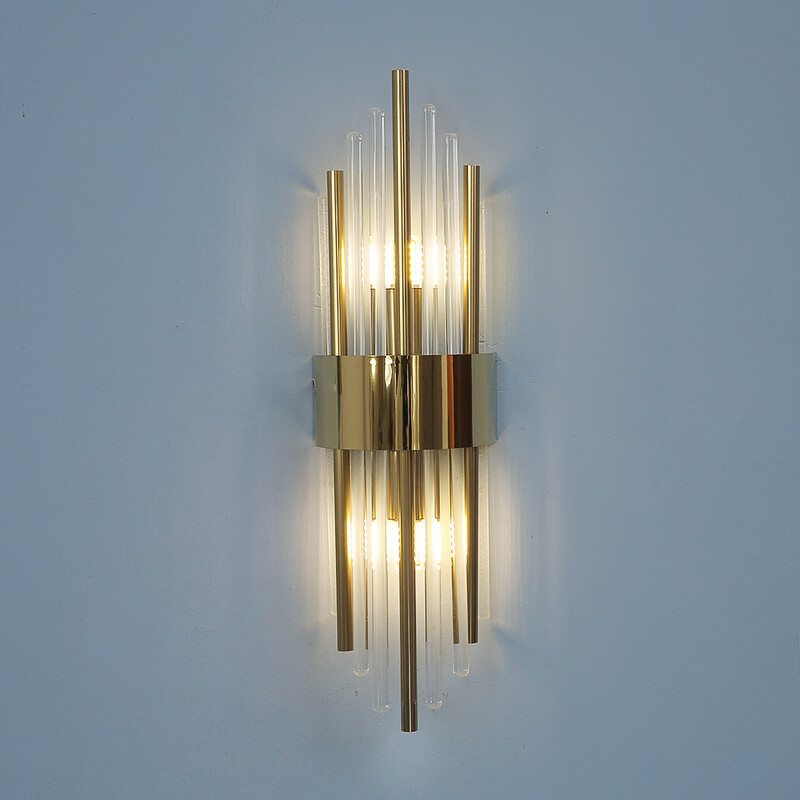 Svjetlo Luksuzna zidna svjetiljka Luksuzna dekoracija zidne svjetiljke od kristala za dnevni boravak Spavaća soba Noćni ormarići TV pozadinske zidne svjetiljke