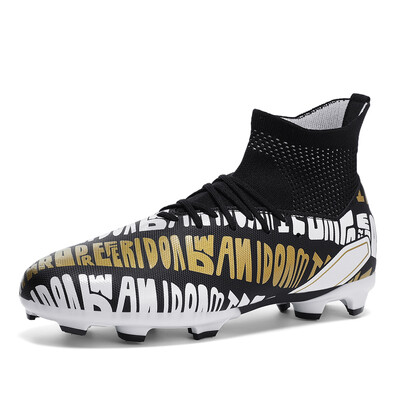 Νεανικά μποτάκια ποδοσφαίρου, αντιολισθητική σόλα TF/FG για ενήλικες φοιτητές, παπούτσια ποδοσφαίρου unisex, αθλητικά παπούτσια εξωτερικού χώρου που αναπνέουν