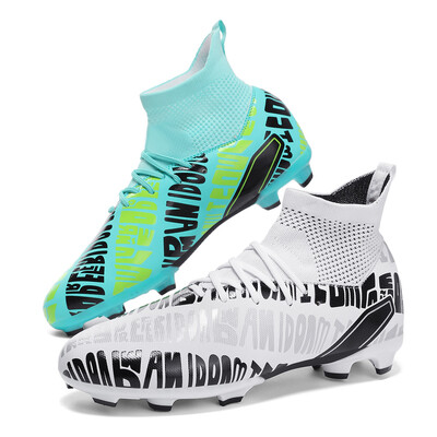 Νεανικά μποτάκια ποδοσφαίρου, αντιολισθητική σόλα TF/FG για ενήλικες φοιτητές, παπούτσια ποδοσφαίρου unisex, αθλητικά παπούτσια εξωτερικού χώρου που αναπνέουν