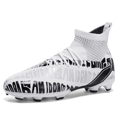 Νεανικά μποτάκια ποδοσφαίρου, αντιολισθητική σόλα TF/FG για ενήλικες φοιτητές, παπούτσια ποδοσφαίρου unisex, αθλητικά παπούτσια εξωτερικού χώρου που αναπνέουν