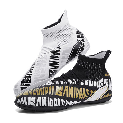 Νεανικά μποτάκια ποδοσφαίρου, αντιολισθητική σόλα TF/FG για ενήλικες φοιτητές, παπούτσια ποδοσφαίρου unisex, αθλητικά παπούτσια εξωτερικού χώρου που αναπνέουν