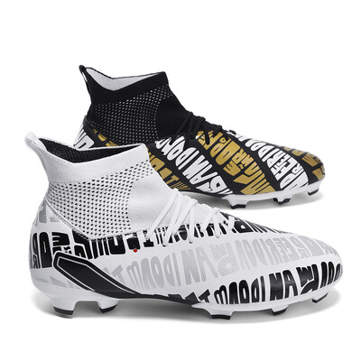 Νεανικά μποτάκια ποδοσφαίρου, αντιολισθητική σόλα TF/FG για ενήλικες φοιτητές, παπούτσια ποδοσφαίρου unisex, αθλητικά παπούτσια εξωτερικού χώρου που αναπνέουν