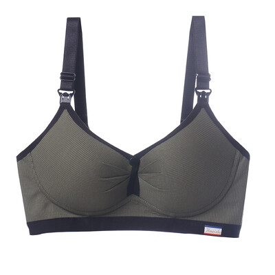 Grudnjak za dojilje od čistog pamuka Žensko donje rublje za trudnice Žensko donje rublje za trudnice Plus size Bralette Gather Crop Top Žensko