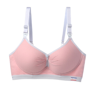 Grudnjak za dojilje od čistog pamuka Žensko donje rublje za trudnice Žensko donje rublje za trudnice Plus size Bralette Gather Crop Top Žensko