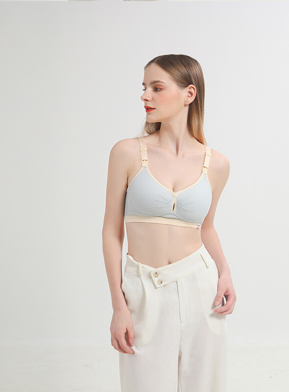 Grudnjak za dojilje od čistog pamuka Žensko donje rublje za trudnice Žensko donje rublje za trudnice Plus size Bralette Gather Crop Top Žensko