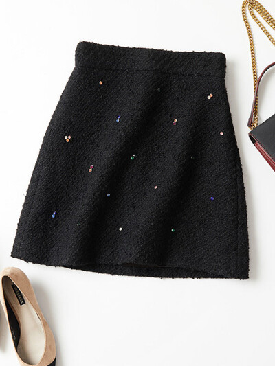 Mini suknje Ženske proljetne A-kroja Jednostavne Vintage Chic Sveobuhvatne Ležerne Basic Visokog struka Faldas Mujer Temperament Studentska moda