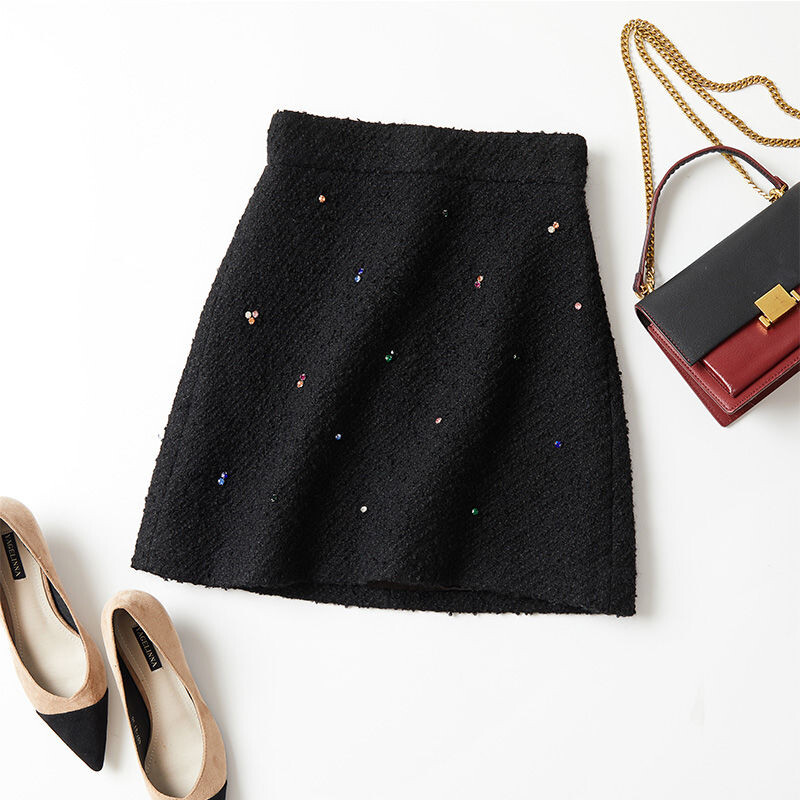 Mini suknje Ženske proljetne A-kroja Jednostavne Vintage Chic Sveobuhvatne Ležerne Basic Visokog struka Faldas Mujer Temperament Studentska moda