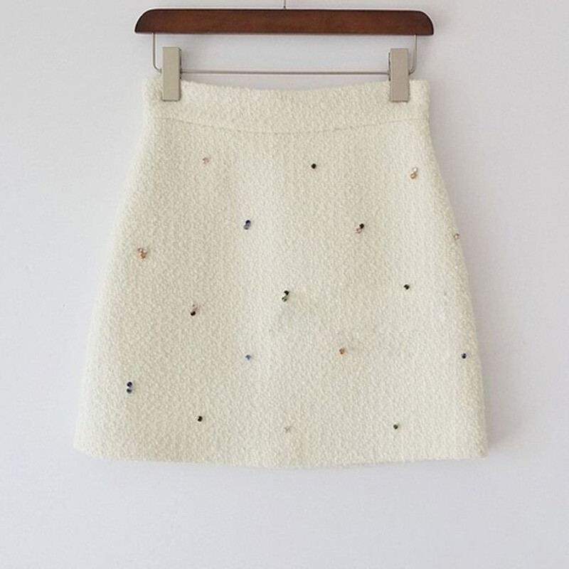 Mini suknje Ženske proljetne A-kroja Jednostavne Vintage Chic Sveobuhvatne Ležerne Basic Visokog struka Faldas Mujer Temperament Studentska moda