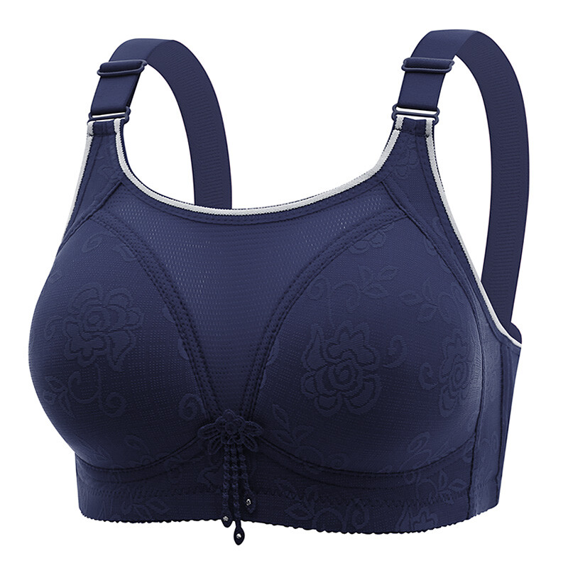Új túlméretezett, kényelmes acélmentes terhes női szoptató melltartó nyom nélkül lélegző, szexi jacquard női melltartók