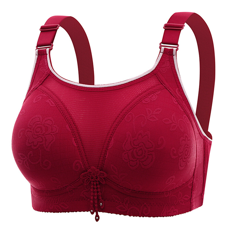 Új túlméretezett, kényelmes acélmentes terhes női szoptató melltartó nyom nélkül lélegző, szexi jacquard női melltartók