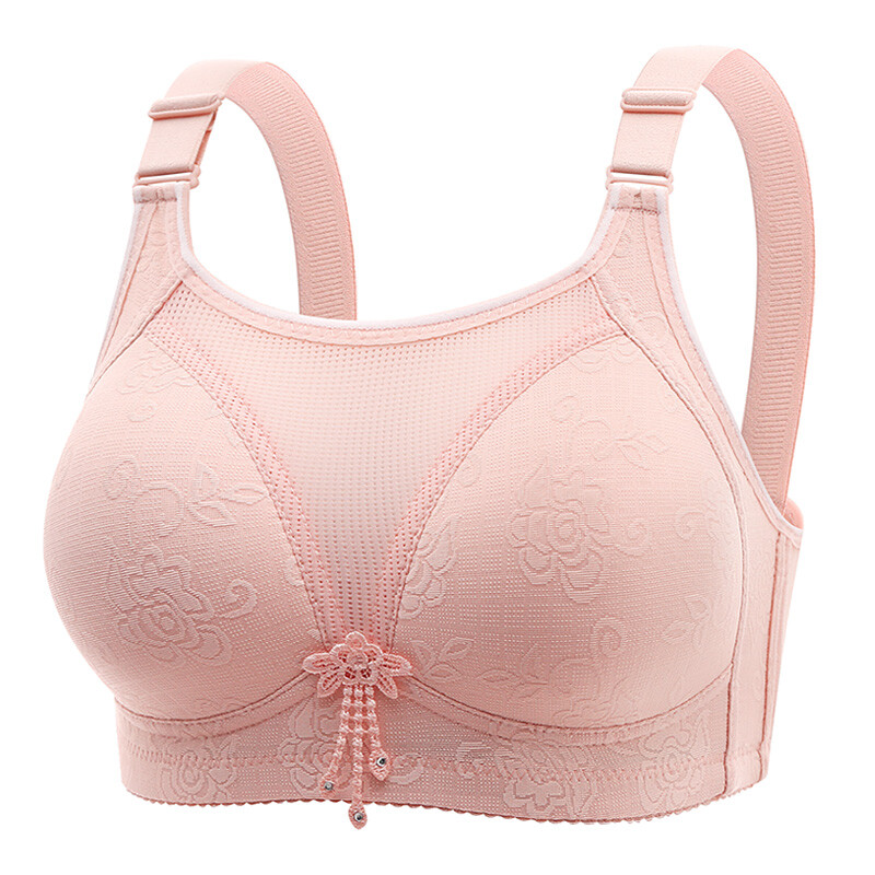 Új túlméretezett, kényelmes acélmentes terhes női szoptató melltartó nyom nélkül lélegző, szexi jacquard női melltartók