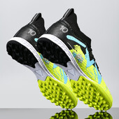 Pantofi de fotbal pentru bărbați Cizme de fotbal pentru antrenament TF înalte, antiderapante, pentru gazon, unisex, Futsal, rezistente la uzură, băieți, fete, în aer liber