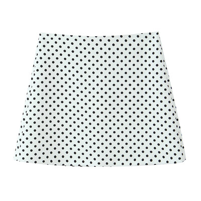 TRAF Ženska modna proljetna vintage bluza, košulja s dugim rukavima, točkastim preklopom, Chic ženska mini suknja visokog struka, dvodijelni set