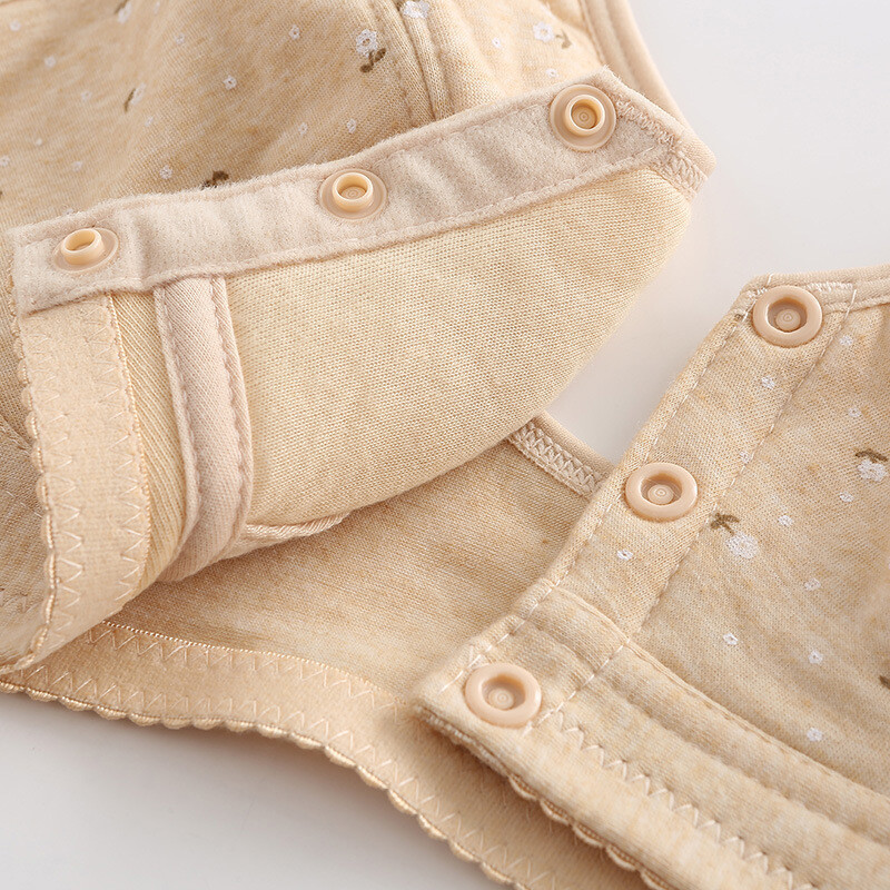 Grudnjak za dojilje, trudnički, udoban, mekani pamuk, grudnjak s prednjim gumbima bez čeličnog prstena, prsluk s prednjim gumbima bez čelika, donje rublje