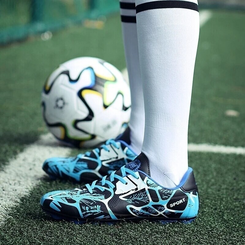 Ghete de fotbal pentru copii AF/FG Crampă de fotbal de înaltă calitate, respirabil, pentru antrenament