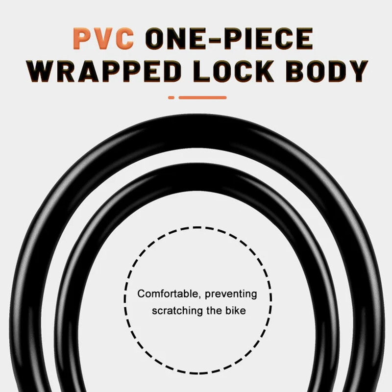 Αντικλεπτική κλειδαριά ποδηλάτου 4ψήφιος κωδικός πρόσβασης Ατσάλινη συρμάτινη κλειδαριά αλυσίδας μοτοσικλέτας Ηλεκτρικό σκούτερ Λουκέτο Ασφάλεια Φορητό MTB Universal