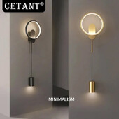 Modern LED fali lámpa design Egyszerű luxus világítás folyosóhoz Hálószoba Nappali Háttér Hotel beltéri otthoni dekorációs lámpatestek