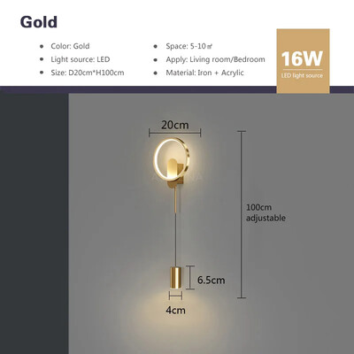 Modern LED fali lámpa design Egyszerű luxus világítás folyosóhoz Hálószoba Nappali Háttér Hotel beltéri otthoni dekorációs lámpatestek