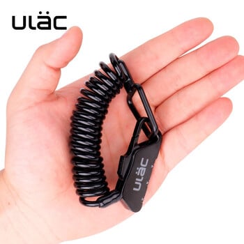 ULAC Bicycle Combo Lock 1,2m Εκτεταμένο σπειροειδές καλώδιο 3 ψηφίων συνδυασμένο επαναρυθμιζόμενο Αξεσουάρ φορητού ποδηλάτου ελαφρού μεγέθους