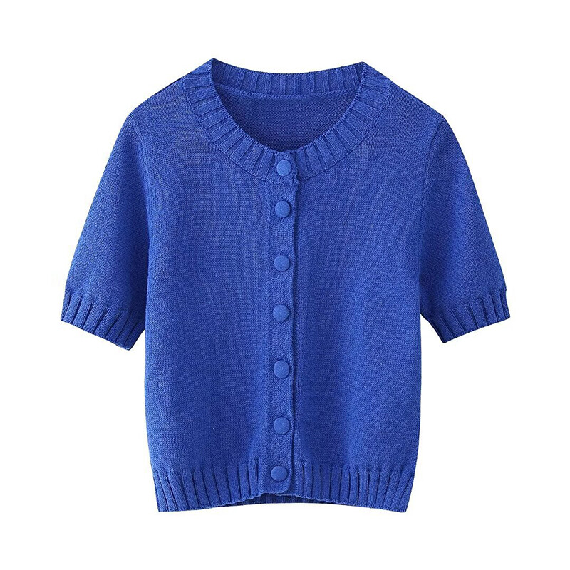 Laxsesu kardigani Kompleti Ženski pulover Jednoredno kopčanje O-izrez Odijelo Jesen 2024. Nova moda Ženske suknje A-kroja Dvodijelni