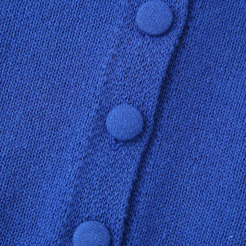 Laxsesu kardigani Kompleti Ženski pulover Jednoredno kopčanje O-izrez Odijelo Jesen 2024. Nova moda Ženske suknje A-kroja Dvodijelni