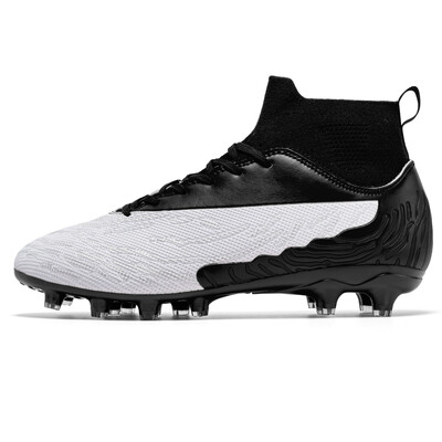 Crne muške nogometne tenisice AG/FG kopačke za trening Nogometne kopačke za muškarce Sportske cipele s visokim gležnjevima, djeca, odrasli, tenisice 35-45 butsy