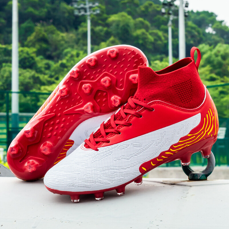 Crne muške nogometne tenisice AG/FG kopačke za trening Nogometne kopačke za muškarce Sportske cipele s visokim gležnjevima, djeca, odrasli, tenisice 35-45 butsy