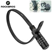 ROCKBROS 3 ciparu paroles ķiveres slēdzene Daudzfunkcionāla velosipēda elektriskā skrejriteņa motocikla pārnēsājamie pretaizdzīšanas bloķēšanas velosipēda piederumi