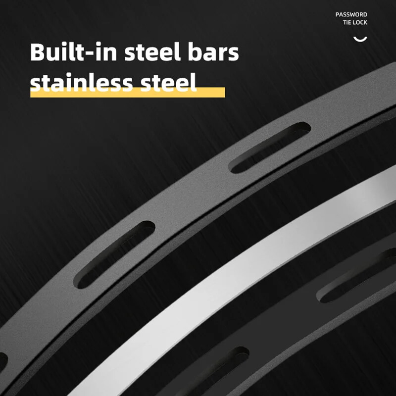 ROCKBROS 3 ciparu paroles ķiveres slēdzene Daudzfunkcionāla velosipēda elektriskā skrejriteņa motocikla pārnēsājamie pretaizdzīšanas bloķēšanas velosipēda piederumi