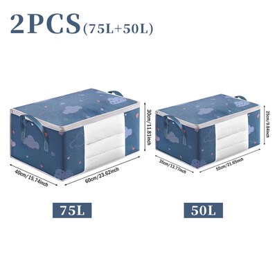 4/2/1 DB paplan tárolótáska nagy kapacitású válogatótáskák ruhák paplantakaró porálló szekrény ágy alatti nedvességálló rendszerező