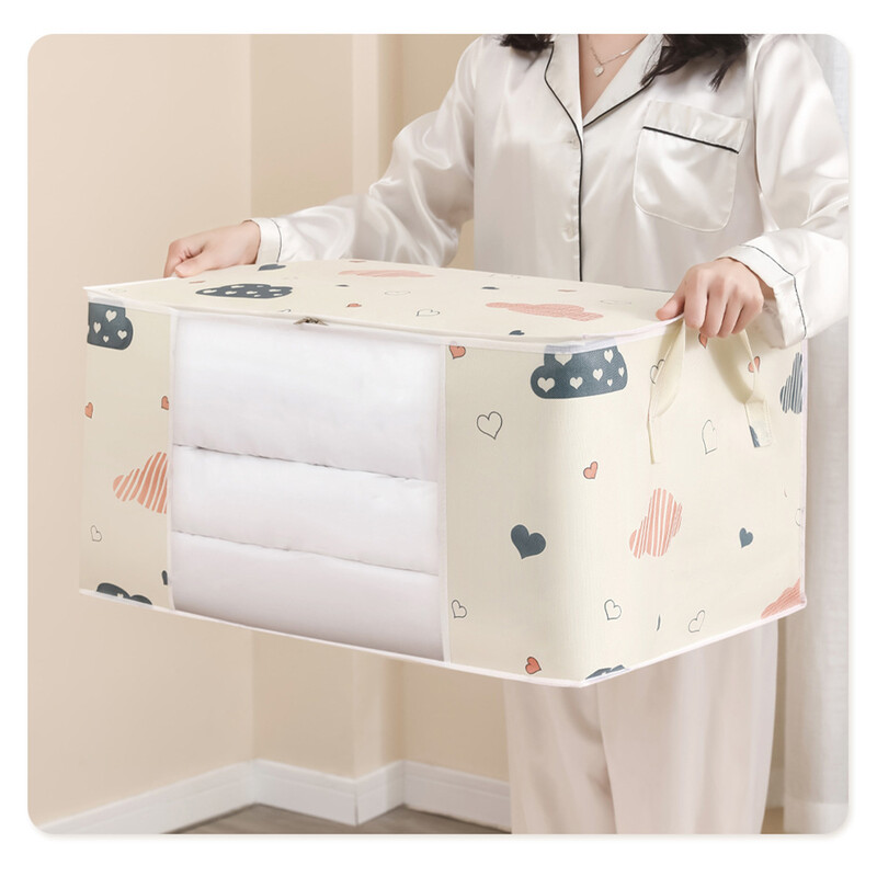 4/2/1 DB paplan tárolótáska nagy kapacitású válogatótáskák ruhák paplantakaró porálló szekrény ágy alatti nedvességálló rendszerező