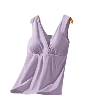 Θηλασμός γιλέκο Modal Maternity Tanks Nursing Bra Nurse Tanks για έγκυες γυναίκες Ρούχα διατροφής εγκυμοσύνης