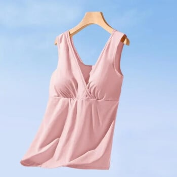 Θηλασμός γιλέκο Modal Maternity Tanks Nursing Bra Nurse Tanks για έγκυες γυναίκες Ρούχα διατροφής εγκυμοσύνης