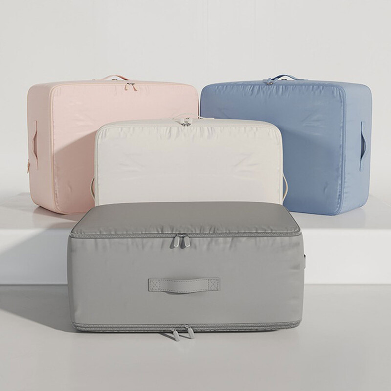 Lielas ietilpības drēbju glabāšanas soma Ūdensnecaurlaidīgs skapis, drēbju skapja organizators Segas spilvenu segas organizators Putekļu necaurlaidīgs gultas piederums