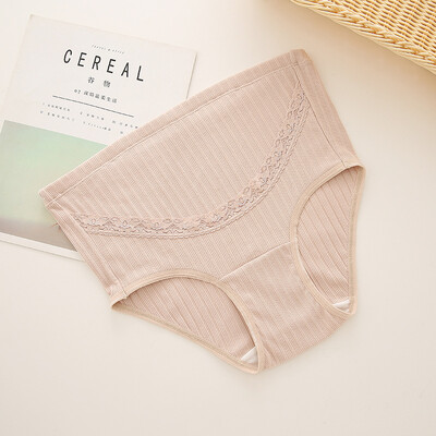 Εσωρούχων εγκυμοσύνης με ριγέ Εσώρουχα εγκυμοσύνης Άνετα εσώρουχα με στήριξη ψηλής μέσης Ριμπ σχέδιο ρυθμιζόμενο για έγκυες