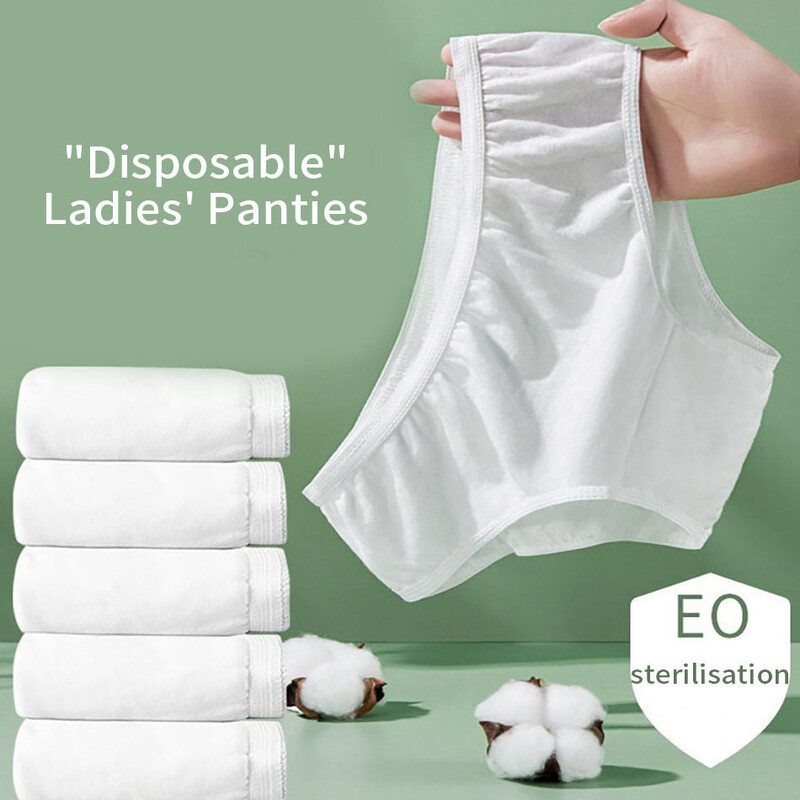 Potrepštine za putovanja Porodiljke Intimne stvari za trudnice Postporođajne gaćice Ženske jednokratne gaćice 5kom Donje rublje za trudnice