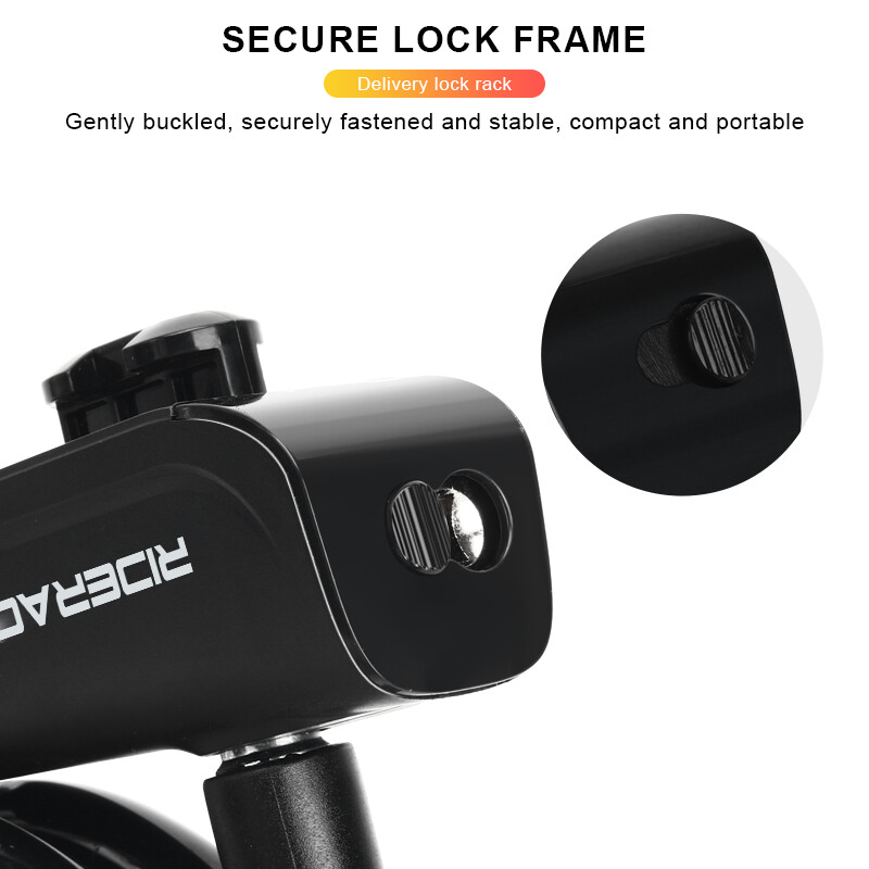 RIDERACE kerékpár kábelzár hegyikerékpár hordozható lopásgátló gyűrűs zár nagy biztonságú robogóhoz elektromos e-bike országúti kerékpározáshoz