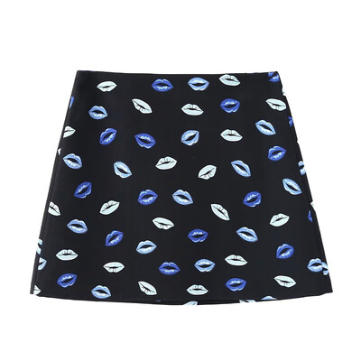 2024ZAR * Tavaszi/nyári új női divat alkalmi laza ing, magas derekú, rövid szoknya szett