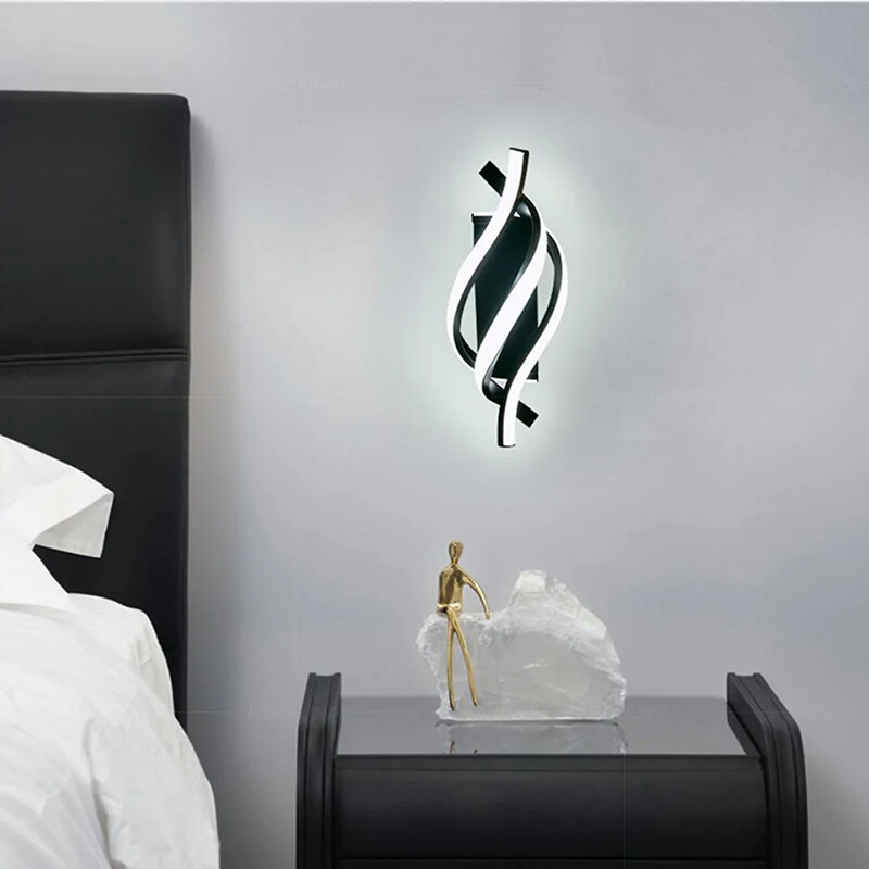 Modernus kūrybingas LED sieninis šviestuvas sieninis židinys Svetainė Valgomasis Palėpė Virtuvė Miegamasis Prie lovos Darbo kambarys Namų dekoro lempa Šviestuvas