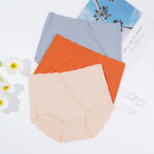 3 komada/komplet Bešavno donje rublje za trudnice Nevidljive gaćice Ultra-tanke visoke struke jednobojne, udobno i mekano donje rublje