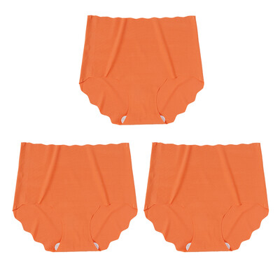 3 komada/komplet Bešavno donje rublje za trudnice Nevidljive gaćice Ultra-tanke visoke struke jednobojne, udobno i mekano donje rublje
