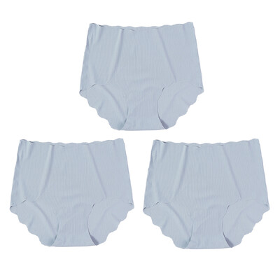 3 komada/komplet Bešavno donje rublje za trudnice Nevidljive gaćice Ultra-tanke visoke struke jednobojne, udobno i mekano donje rublje